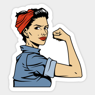 Woman Power Sticker